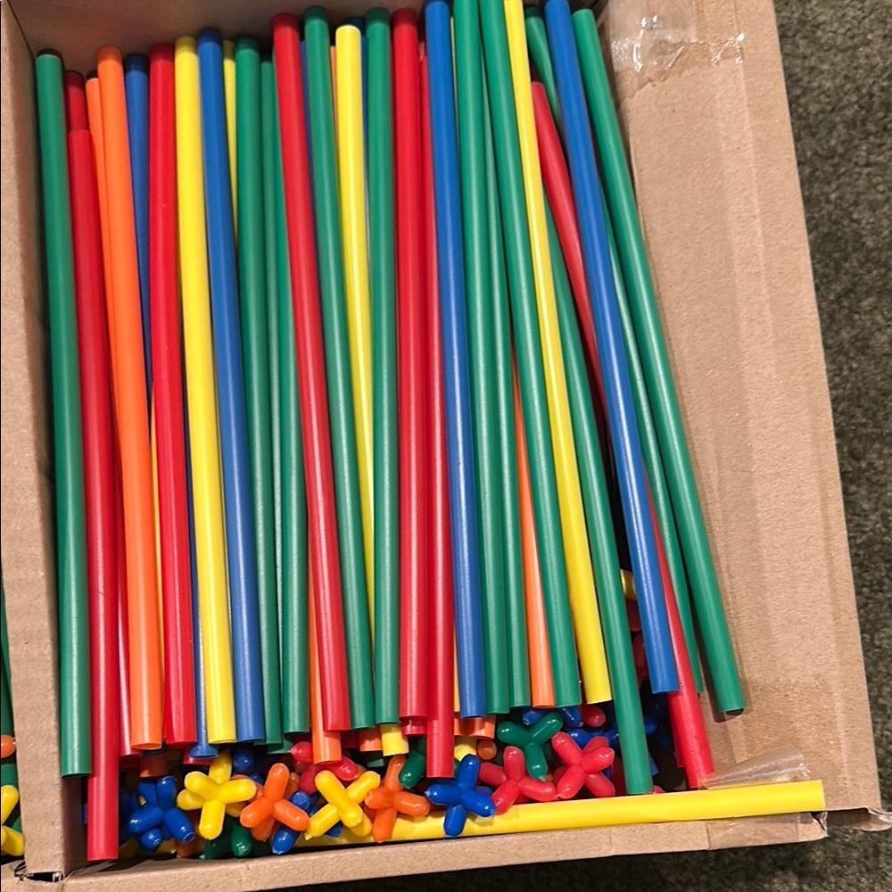 Straws & Connectors Building Set - Multicolor - Picture 5 of 7